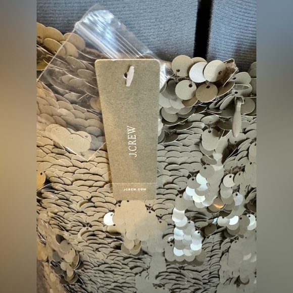 J.Crew Desert Canyon Tie Sequin Dress NWT - Picture 6 of 8